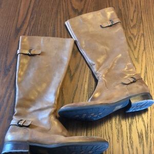 Crown by Borne Jayla walnut leather boot.